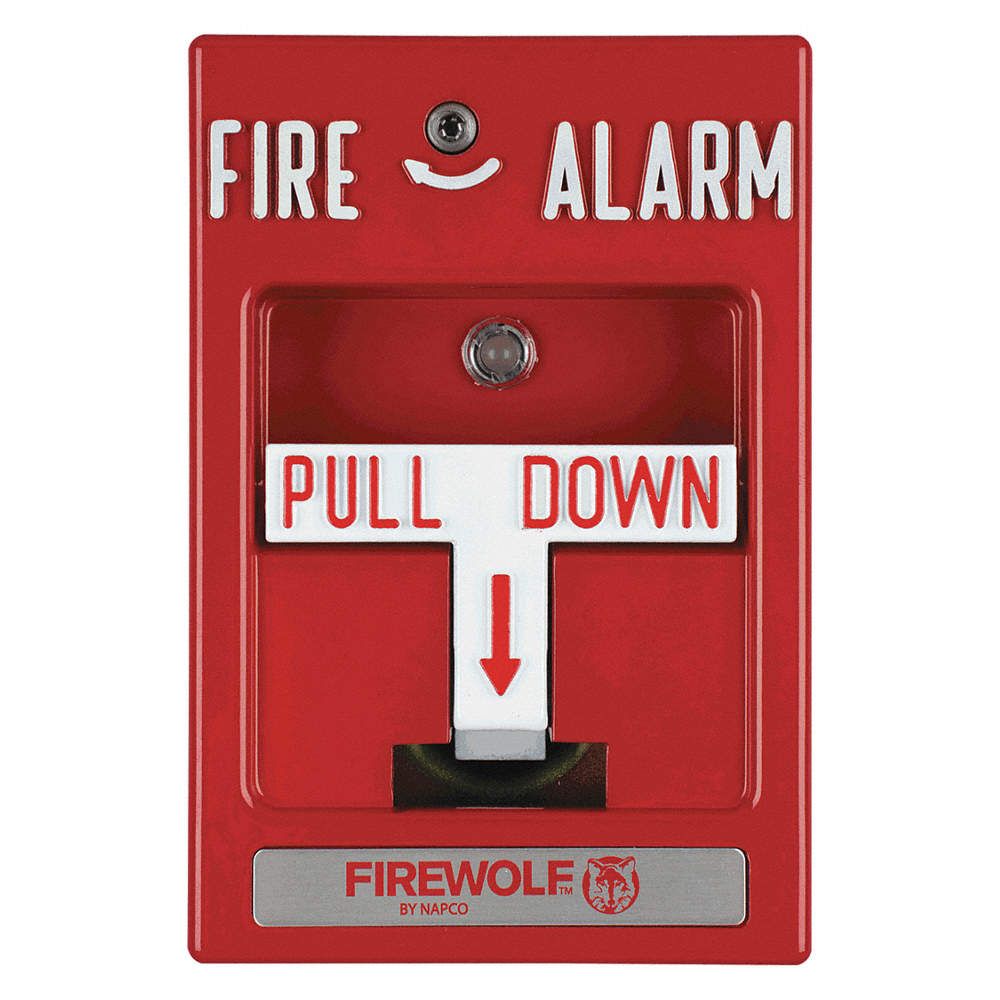 NAPCO Fire Pull Station, 4" Depth - 54TT19|FWC-CNV-PULL - Grainger