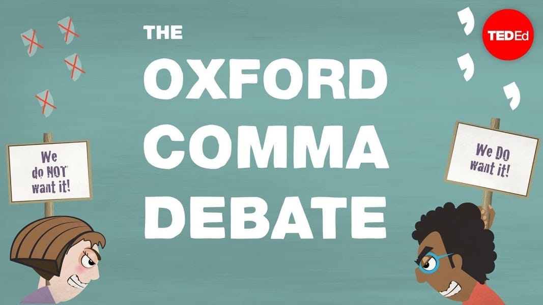 Ending the Oxford Comma Debate