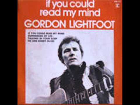 Friday Song: "If You Could Read My Mind"