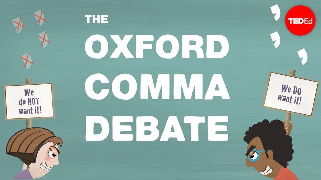 Ending the Oxford Comma Debate