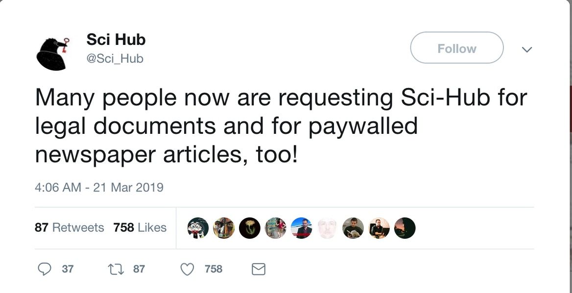 Is Sci-Hub Expanding Its Scope?