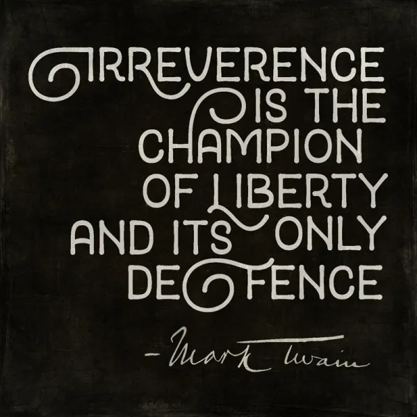Let’s Have Some Irreverence